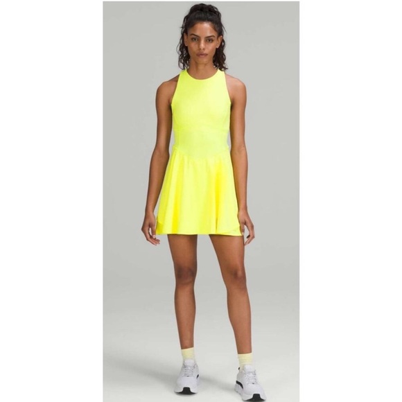Lululemon Court Crush Dress 2 Yellow - Picture 1 of 8